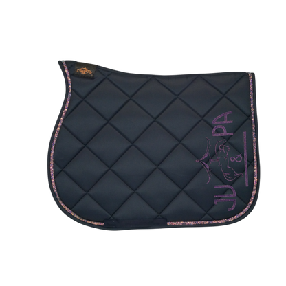 Tapis de selle Marine galon multicolore BRODERIE - JU&amp;PA