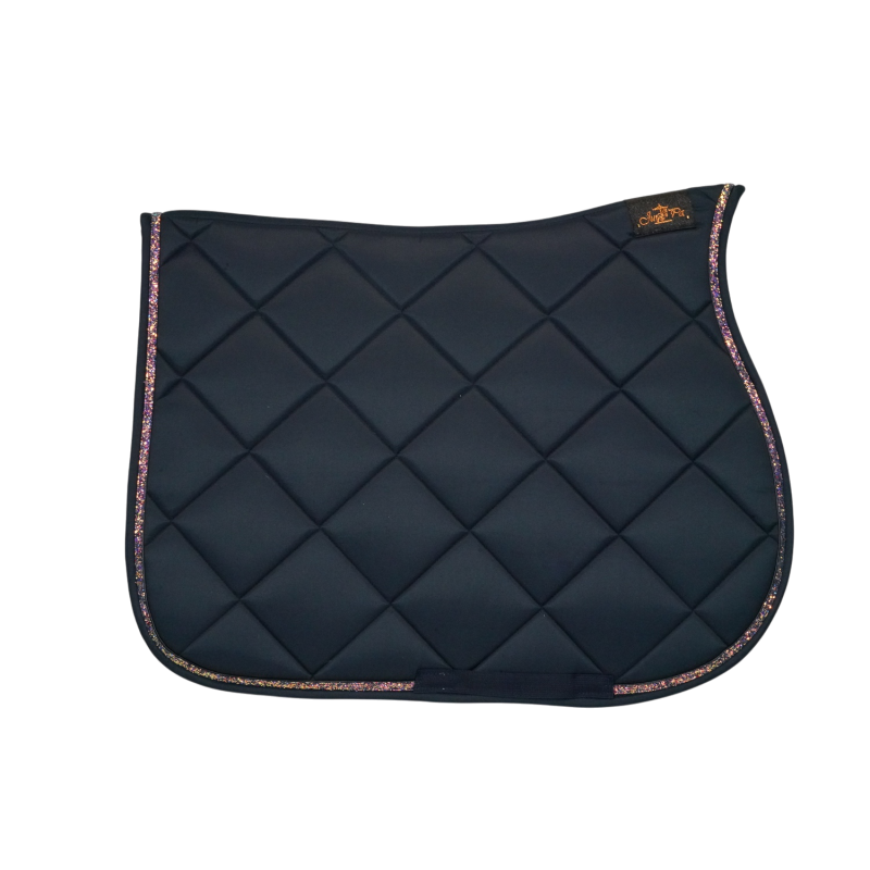 Tapis de selle Marine galon multicolore - JU&amp;PA