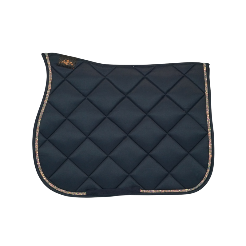 Tapis de selle Marine galon multicolore - JU&amp;PA