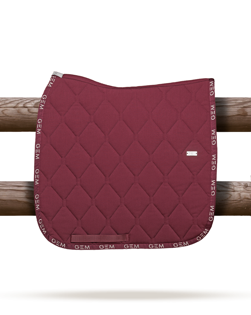 LOVE Black Coral saddle pad - GEM