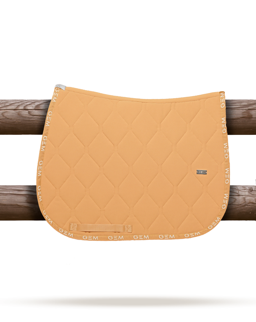 Tapis de selle LOVE Caramel MIXTE - GEM