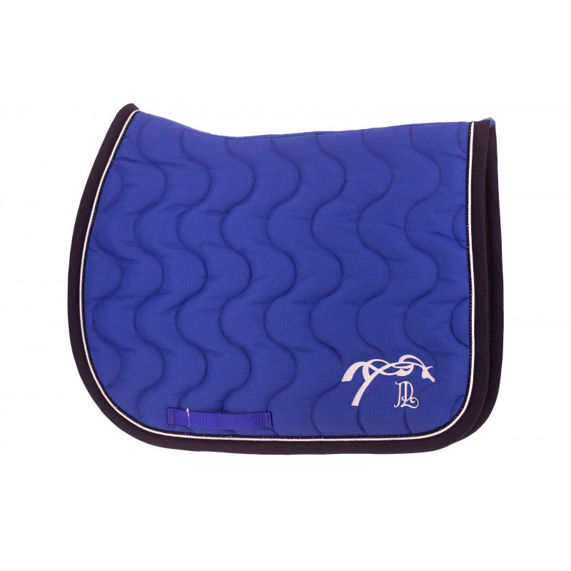 Tapis de selle Diamant Bleu roi et noir - PENELOPE COLLECTION