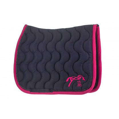 Tapis de selle Diamant Marine et Fuchsia - PENELOPE COLLECTION