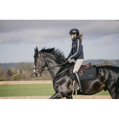 Tapis de selle Lyona Noir - PENELOPE COLLECTION