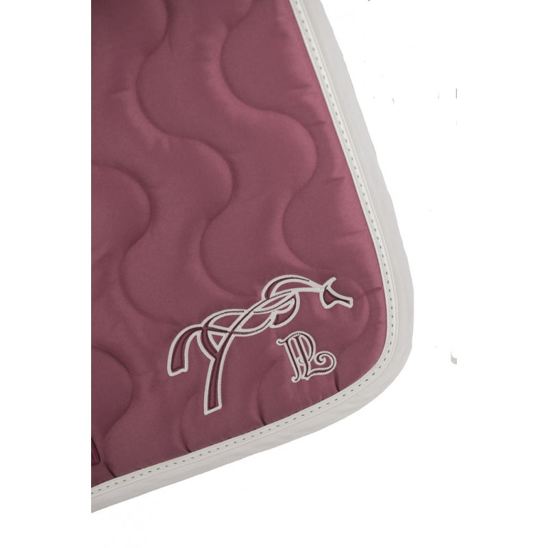 Tapis de selle Classique Magenta et Blanc - PENELOPE COLLECTION