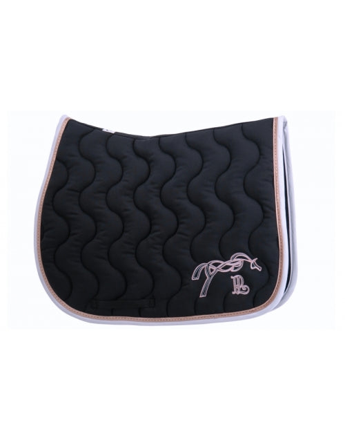 Tapis de selle Classique Marine et Rose Gold - PENELOPE COLLECTION