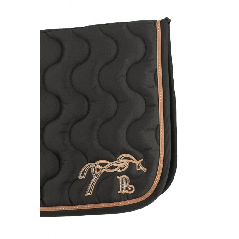 Tapis de selle Classique Noir Noir caramel - PENELOPE COLLECTION