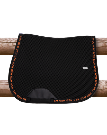 Tapis de selle MESH Noir Corail - GEM
