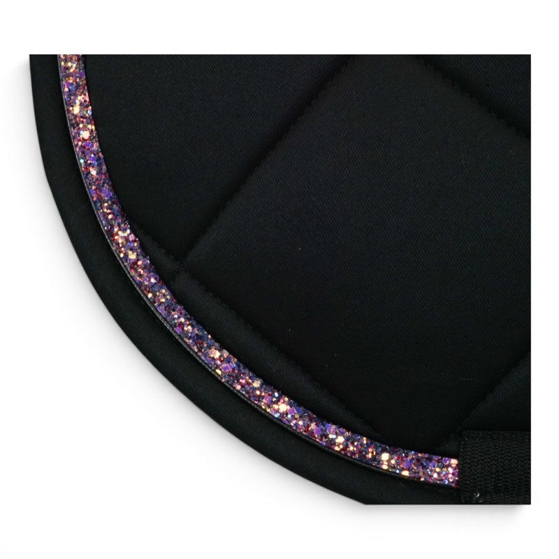 Tapis de selle Noir galon multicolore - JU&amp;PA