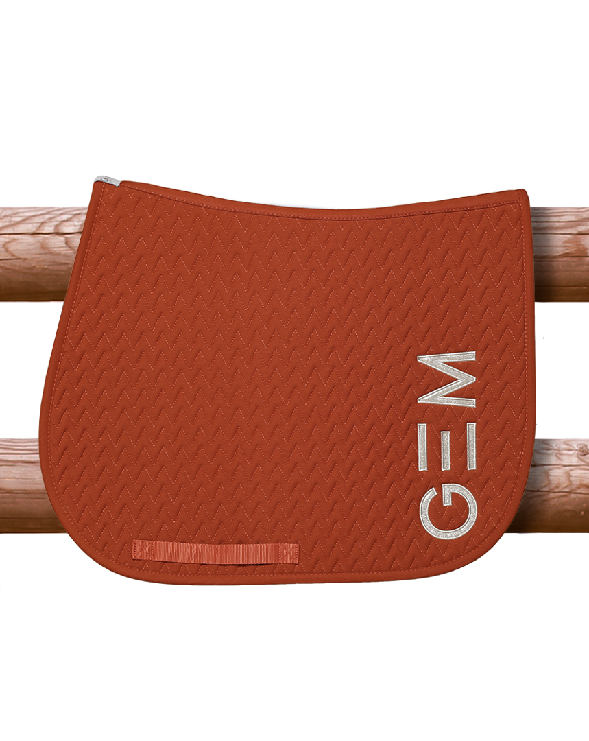 TEN Terracotta saddle pad - GEM