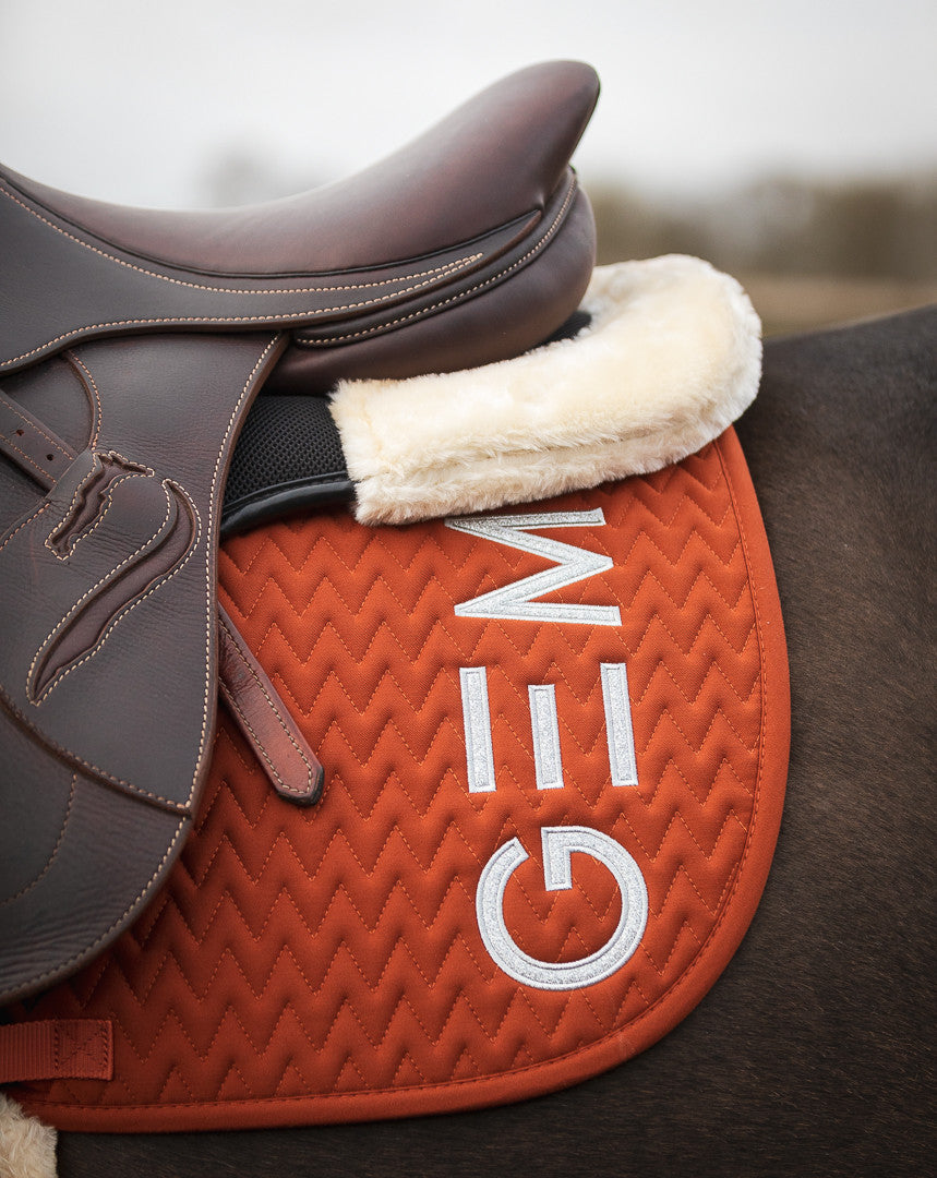 TEN Terracotta saddle pad - GEM