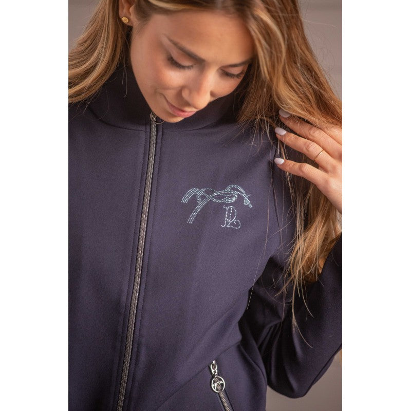Veste Tweeny Strass Bleu marine - PENELOPE COLLECTION